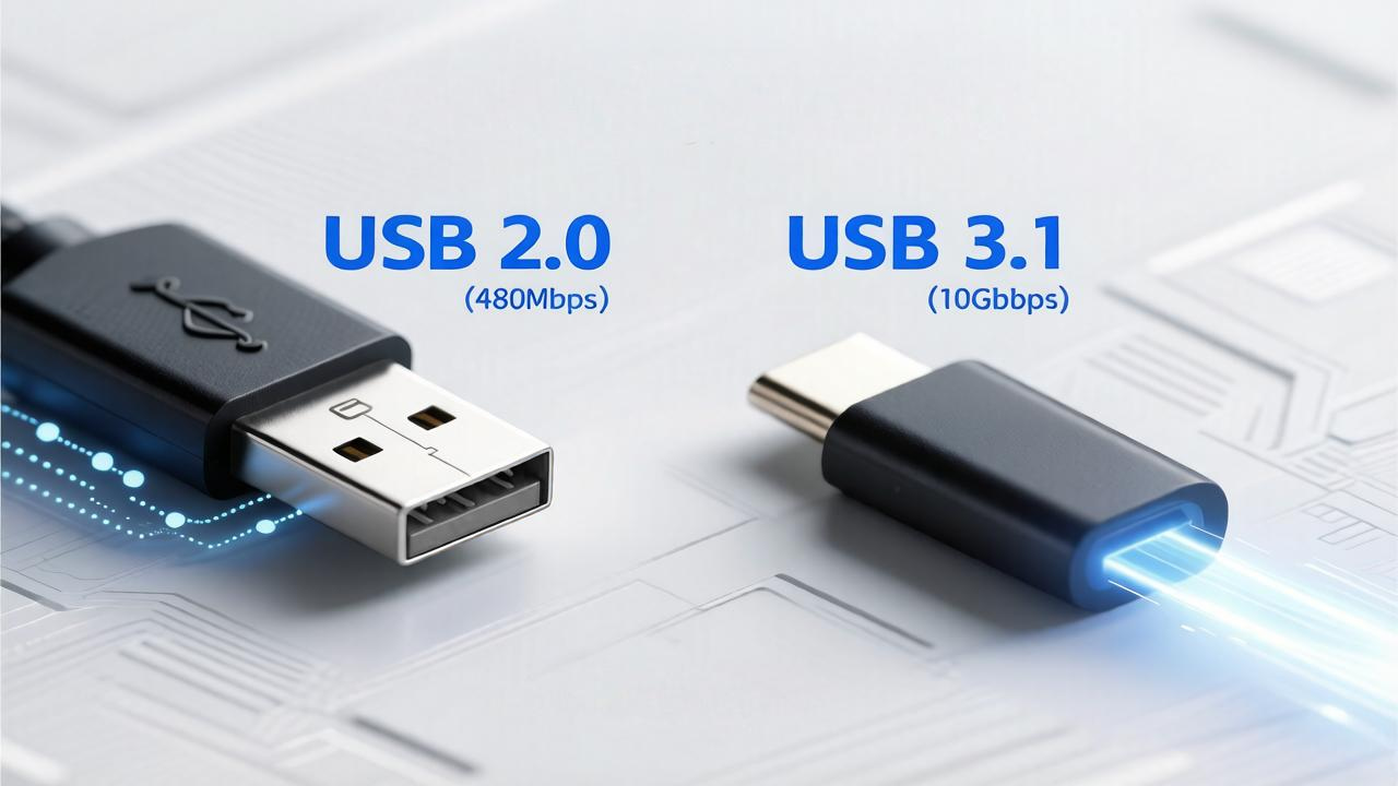 USB 2.0與3.1核心區(qū)別大解析，選購不踩坑